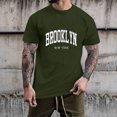 thumbnail image 3 of BOBOGOJP Men's Adult Short Sleeve Tee Short Sleeve Crew Neck Tops Work Solid Color Pullover (AG,XL), 3 of 4