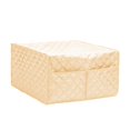 thumbnail image 3 of GROWTH TANK Microwave Cover Bread Machines Cover Storage Front Pockets Dust Countertop Beige, 3 of 9