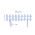 thumbnail image 3 of Meitianfacai PVC Cottage Yard Fence Outdoor Small Fence Connectable Design Insert Ground Walkway Mini Fence Garden Patio Home Sideway Fence on Clearance, 3 of 6