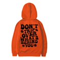 thumbnail image 5 of FAOWME Chandail à Capuchon Fille Manches Longues Sweat à Capuche Graphique Mignon Orange 5-6 Ans, 5 of 5