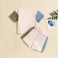 thumbnail image 4 of Timegard Toddler Baby Clothes Boy Girl Tee Shirts Shorts Color Block Outfits Sets Comfy Infant Summer, 4 of 4