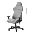 thumbnail image 2 of Housse de Chaise de Jeu Extensible pour Fauteuil Pivotant Chaise d'Ordinateur Boss Taille Unique Bleu Gris, 2 of 5