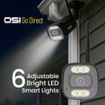thumbnail image 2 of OSI Wi-Fi Security Spotlight 4MP Bullet Camera Indoor-Outdoor - 6 LED, 2-way talk, Human Ai Detection, Siren, App Notification, Alexa & Google Assistant, Remote View, 2 of 12