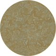 thumbnail image 1 of Ahgly Company Tapis d'Intérieur Ronds Transitionnels Lavables à la Machine en Laiton Vert, 6 Pieds Rond, 1 of 7