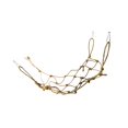 thumbnail image 2 of GROWTH TANK Bird Climbing Net Parrot Hanging Swing Rope Cage Perch Chewing Toys with Buckles 30cmx20cm, 2 of 9