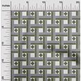 thumbnail image 1 of oneOone Cotton Silk Fabric Diamond & Basketweave Geometric Print Fabric BTY 42 Inch Wide, 1 of 1