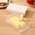 thumbnail image 1 of Japanese Butter Cutter and Sealer with Portable Design for Refrigerator Storage and Cheese Preservation, 1 of 3