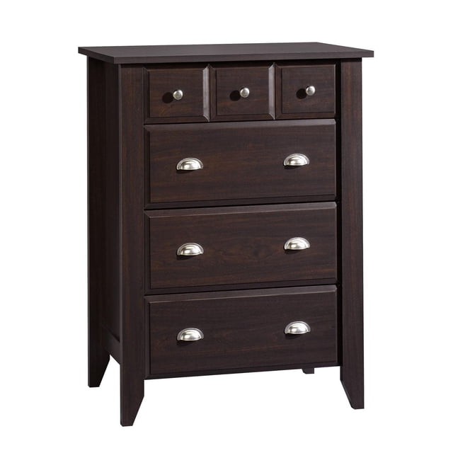 Sauder La Collection Shoal Creek Commode en Finition Jamocha Wood