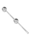 thumbnail image 1 of Oleegame 2PC Stainless Steel Cutlery Set Coffee Spoon Stainless 30ML Measuring Spoon Kitchen Measuring Spoon Milk Powder Measuring Spoon Silver, 1 of 7