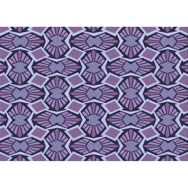 Ahgly Tapis Rectangulaire Lavable en Machine Intérieur Transitionnel Mimosa Violet, 6 Pieds x 9 Pieds