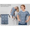 thumbnail image 5 of oneOone Viscose Jersey White Fabric Geometric Dress Material Fabric Print Fabric By The Yard 60 Inch Wide, 5 of 5