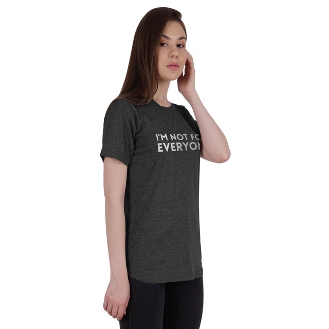 Inkmeso Womens Quote Top Im Not For Everyone Graphic Print Tee T-Shirt