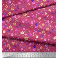 thumbnail image 3 of Soimoi Velvet Fabric Flower Watercolor Decor Fabric Printed Yard 58 Inch Wide, 3 of 3