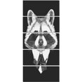 thumbnail image 2 of Funny Raccoon in Suit and Tie - Animal Canvas Art Print, 2 of 3