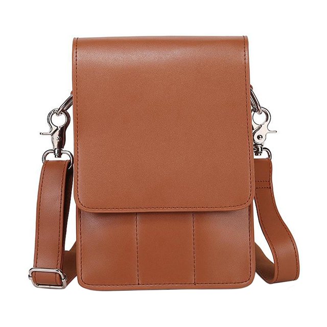 Hairdressing Pouch Waist Bag Belt Scissors Holder Brown