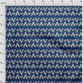 thumbnail image 3 of oneOone Tissu Popeline de Coton Imprimé Floral & Triangle BTY 56 Pouces de Large, 3 of 4