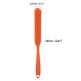 thumbnail image 2 of Uxcell 1Pcs Spatule en Silicone 9.45 Pouces Réutilisable Antiadhésive Flexible pour Résine Époxy Peinture Liquide Orange, 2 of 6