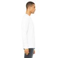 thumbnail image 3 of Bella Canvas Men`s Drop Shoulder Fleece, 2XL, White, 3 of 3