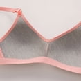 thumbnail image 4 of fheaev Summer Savings Clearance Front Closure Bras For Women Full Coverage Plus Size Bralette Bra Women's Development Period Gathering Breathable Underwear Sports Three Buckle Daily Bra Small Bra, 4 of 4
