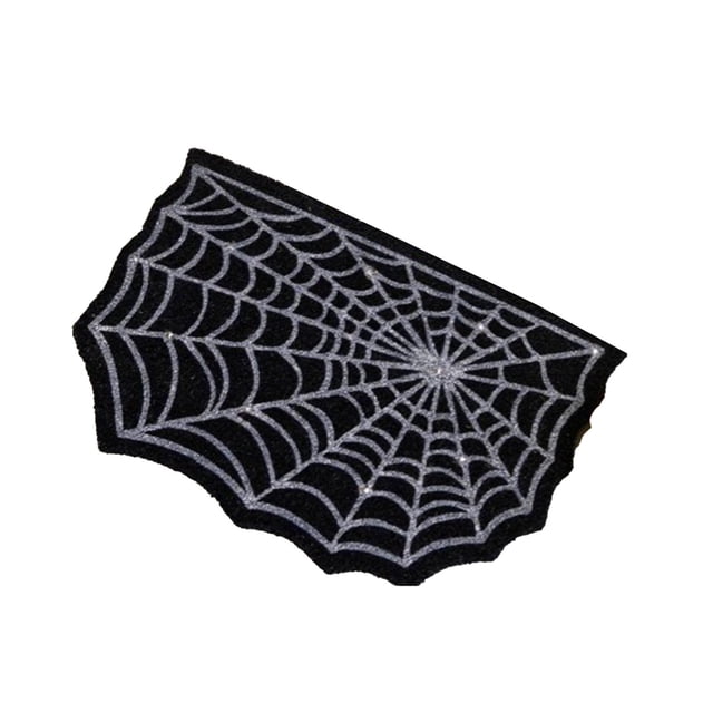 Halloween Floor Mat C Style 100X60Cm Black Polyester Water Absorbent Non Slip Rug For Living Room Bathroom Decor C