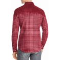 thumbnail image 5 of Michael Kors Mens Dip-Dyed Button Up Shirt, Red, XX-Large, 5 of 5