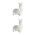 thumbnail image 4 of Wweixi 1/2/3 Animal Shape Pots Durable Materials For In Garden For Small Spaces Eco-friendly Crooked Head white 2PCS, 4 of 6