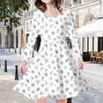 thumbnail image 2 of WEAIXIMIUNG Robes de Plage pour Filles Robe de Fête Imprimée Bricolage pour Enfants et Filles 4-5 Ans, 2 of 5