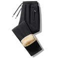 thumbnail image 2 of Styesk Men's Pants Man Solid Color Lamb Wool Fleecing Intensification Trousers Warm Pajama Pants, 2 of 4