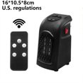 thumbnail image 2 of Chauffage d'Appoint Électrique Mural avec Thermostat Réglable et Minuterie et Affichage LED-US, 2 of 5