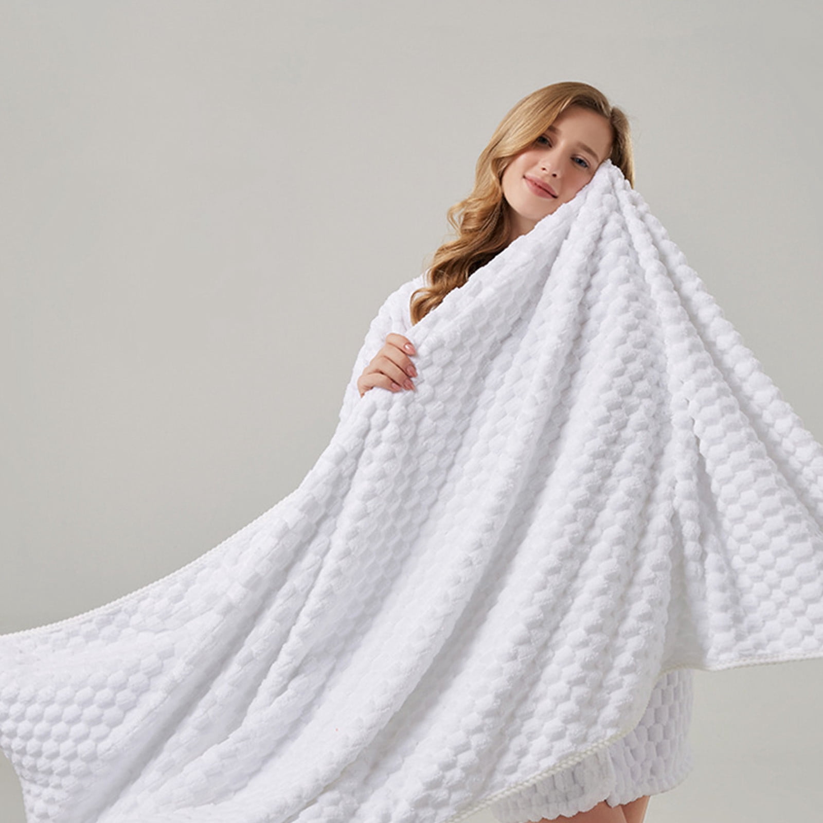 Sentmoon Deals of the Day Clearance Prime Summer Comforter Cool Ice Silk Conditioning Comforter For Family Bedroom Summer Home Dormitory Two-Tone Thin Comforter Todays Deals Clearance Sales