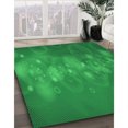 thumbnail image 3 of Ahgly Company Tapis Rectangulaire d'Intérieur Lavable en Machine Vert Transitionnel, 6 Pieds x 9 Pieds, 3 of 7
