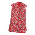 thumbnail image 1 of LUOGENLI Robe Été Filles Qipao Cheongsam Enfant Robe Enfants Jupe Ensemble Tang Robe pour Filles Longueur Genou Travail Rouge 4-5 Ans, 1 of 2
