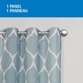 thumbnail image 2 of Mainstays Ogee Print 84" Light Filtering Drapery Grommet Window Curtain Panel, 2 of 6