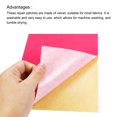 thumbnail image 4 of Unique Bargains Self-Adhesive Velvet Patches Repair Patches Rose Red 2 Pack, 4 of 5