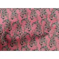 thumbnail image 4 of oneOone Cotton Poplin Fabric Leaves & Floral Block Printed Fabric 1 Yard 56 Inch Wide, 4 of 5