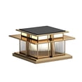 thumbnail image 4 of thinsony Outdoor IP65 Waterproof LED Modern Solar Post Caps Lights Pillar Light, 4 of 9
