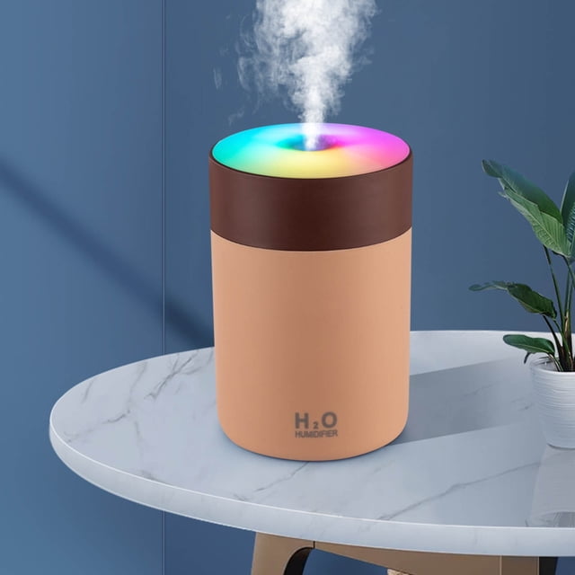 RKSTN Humidificateurs pour Chambre Humidificateur à Tasse Colorée Humidificateur Silencieux Coloré pour Voiture Chambre Maison Mini Machine d'Aromathérapie Humidificateurs pour Chambre