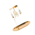 thumbnail image 1 of Xingzhi Gold Candle Holder Rotating Tea Light Holder Candleholder Decor A, 1 of 8