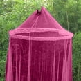 thumbnail image 4 of Round Lace Mosquito Net | Elegant White Dome Bed Canopy | 9m Circumference | 2.6m Height | Fine Polyester Mesh | Indoor/Outdoor Use | Single/Large Bed Protection, 4 of 4
