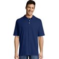 thumbnail image 1 of Hanes Mens FreshIQ X-Temp Polo, S, Navy, 1 of 2