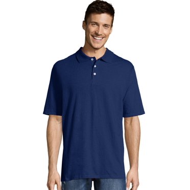 Hanes Polo X-Temp FreshIQ pour Hommes, P, Blanc
