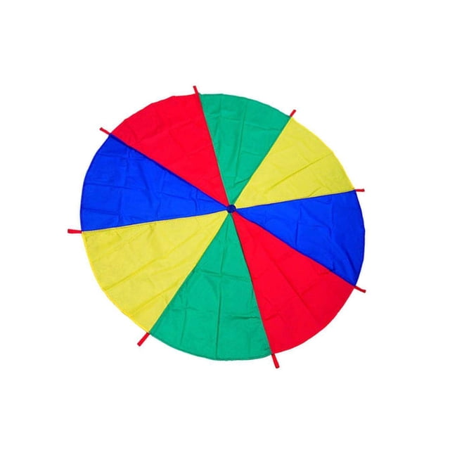 Parachute for Kids with Handles Holes Multicolored Parachute for 6.5ft