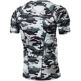 thumbnail image 2 of Chandail de Compression Rembourré Haut Protecteur Côtes Protecteur de Poitrine pour Rugby Football Paintball Baseball Basketball, 2 of 6