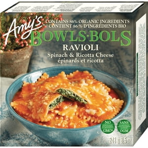Spinach & Ricotta Cheese Ravioli Bowl, Spinach Ravioli Bowl