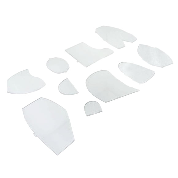 10 Pieces Memory Bear Template Ruler Set Beginners Halloween Sewing Template M