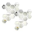 thumbnail image 4 of 24PCS Hexagon Mirror Wall Stickers Acrylic Sticker Decoration for Home Living Room Bedroom Decor, 4 of 6