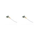 thumbnail image 3 of yingyy Model Railway Lamp Outdoor 1:87 Scale Streetlight Building LED Park Light Garden Yard Building Layout Decorations Type B Green 2Set, 3 of 6