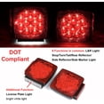 thumbnail image 3 of 12V LED Submersible Left and Right Trailer Lights Stop Tail Turn Signal Lights for Under 80 Inch Boat Trailer Truck RV Marine-Replacement for Your Incandescent Bulb Units, 3 of 6