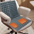 thumbnail image 4 of CHOK Office Chair Heating Pad  Heated Chair Pad Cushion for Full Back  Rechargeable Heating Pad for Office Chair Car Seat  Faux Fur USB Fast Heating Seat Warmer for Office Chair, 4 of 5