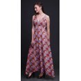 thumbnail image 4 of Bimba Robe de Plage Bohème Longue Sans Manches à Bretelles Imprimée Florale pour Femme - Xxx-Grand, 4 of 6